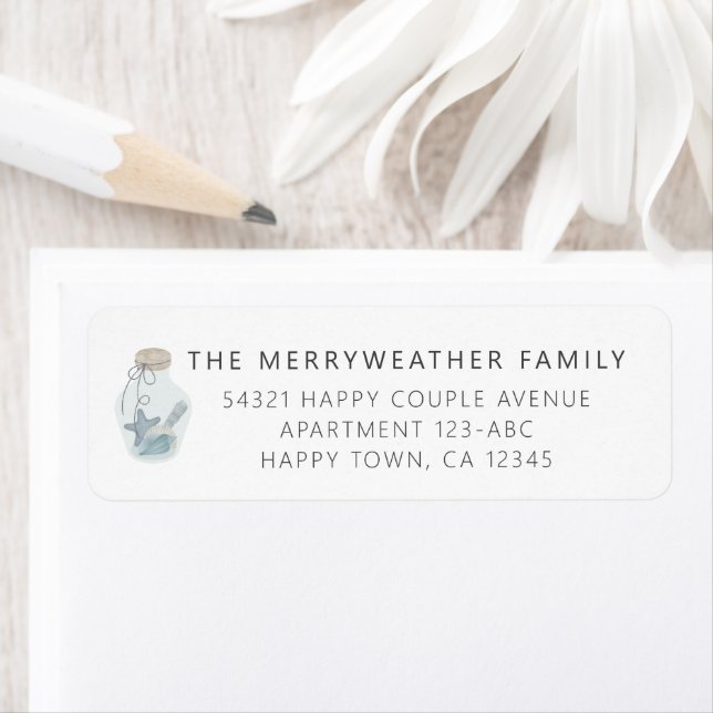 Elegant Nautical Seashell Modern Wedding (Insitu)