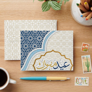 Elegant Navy and Gold Eidie Money Holder Envel Envelope