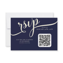 Elegant Navy Blue and Cream Tulip Wedding