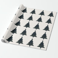 Elegant Navy Blue and Green Plaid Christmas Tree
