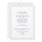 Elegant Navy Blue Classic Script Wedding