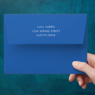 ELEGANT NAVY BLUE Envelope