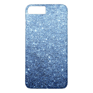Elegant Navy Blue Glitter Luxury iPhone 8 Plus/7 Plus Case