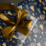 Elegant Navy Blue Photo Merrry Christmas Wrapping Paper<br><div class="desc">Add a personal touch to your holiday gifts with our Personalized Elegant Navy Blue Photo Holiday Christmas Wrapping Paper! Perfect for christmas wrapping ideas, this custom christmas wrapping features your favourite photos, making it one of the most creative christmas wrapping ideas. This unique christmas wrapping paper is ideal for christmas...</div>