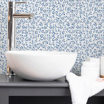 Elegant Navy Blue Simple Botanical Pattern White Tile<br><div class="desc">Looking to spruce up your home with a stylish new wall? Consider adding some original design tiles that are both trendy and timeless. Our ceramic tiles feature a lovely fresh pattern of delicate navy blue florals on a crisp white background, bringing a touch of elegance to any space. The best...</div>
