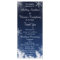 Elegant Navy Blue Snowflake Winter Wedding Program