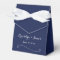 Elegant Navy Blue Wedding Favour Boxes Tent