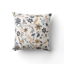 Elegant Navy Gold Floral Botanical