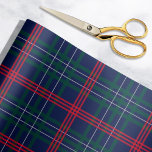 Elegant Navy Red Green Tartan Plaid Holiday Wrapping Paper<br><div class="desc">Wrap your Christmas gifts in style! This festive holiday gift wrapping paper features a classic navy blue,  hunter green,  red,  and white Scottish tartan plaid pattern.</div>