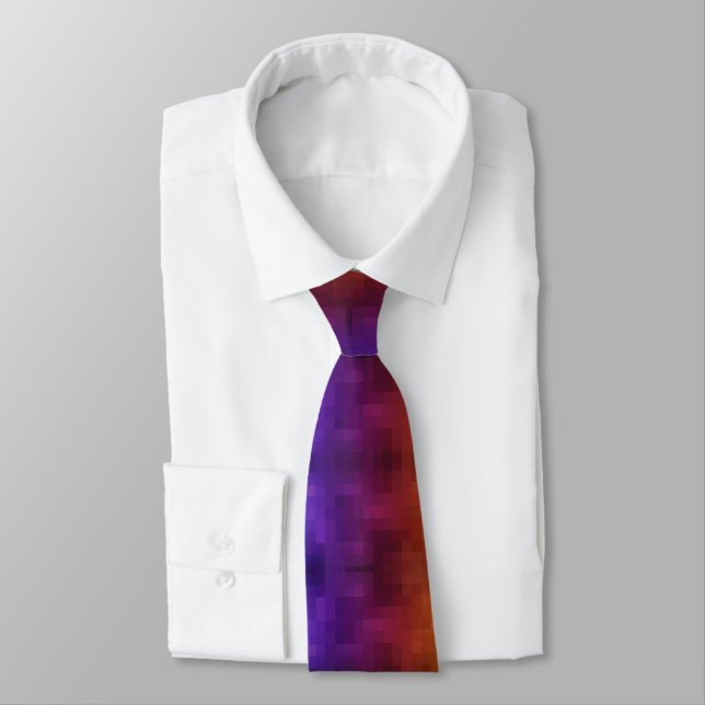 Elegant Neck Tie Collection: Custom Graphic Design (Tied)