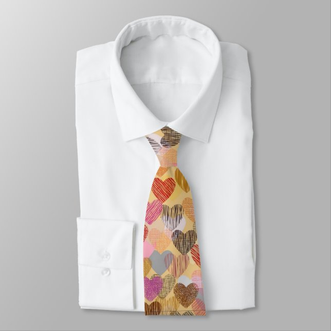 Elegant Neck Tie Collection: Custom Graphic Design (Tied)