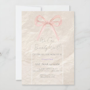 Elegant Neutral Baby Shower Invitation – Minimalis