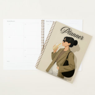 Elegant Neutral Girl Planner