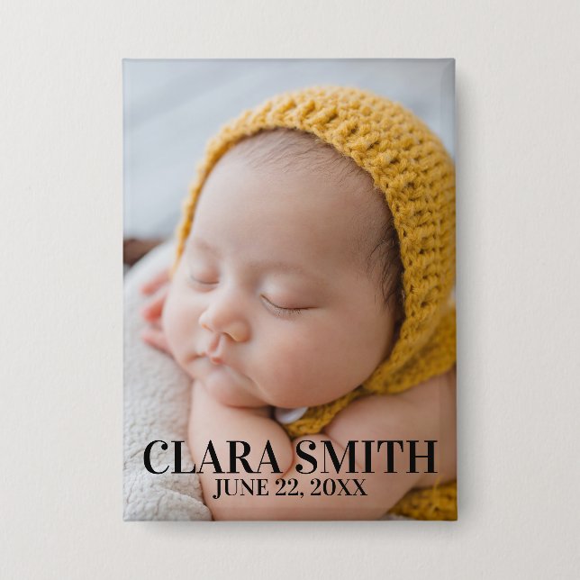 Elegant new baby announcement  (Front)