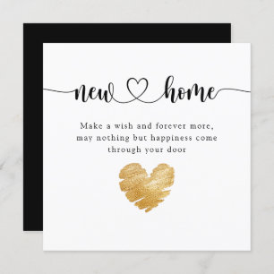 Elegant New Home Housewarming Card
