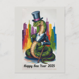 Elegant New Year 2025 Card for Business Profession