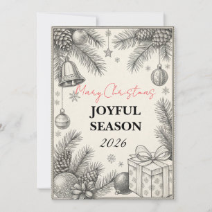 Elegant New Year 2026 Greeting Card