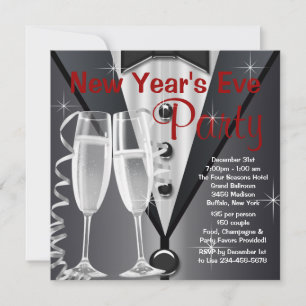 Elegant New Years Eve Party Invitation