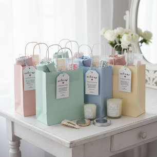 Elegant Niagara Falls Wedding Welcome Guest  Gift Tags