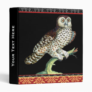 Elegant Night Owl Notebook Saverio Manetti Binder
