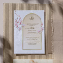 Élégant Nikkah Faire-part de mariage | Magnolias