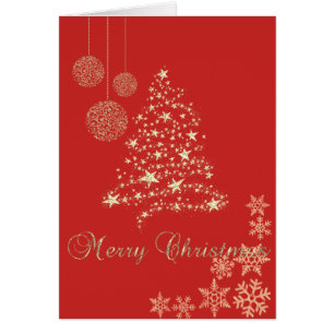 Elégant Noir, Arbre de Noël en or Faux, Snowflakes