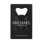Élégant Noir Personnalisé Groomsmen