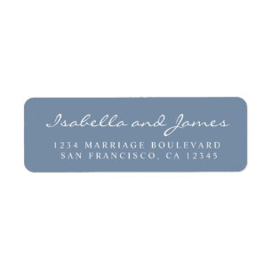 Élégant nom de calligraphie Mariage adresse de ret