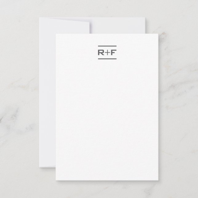 Elegant Note Cards (Front)