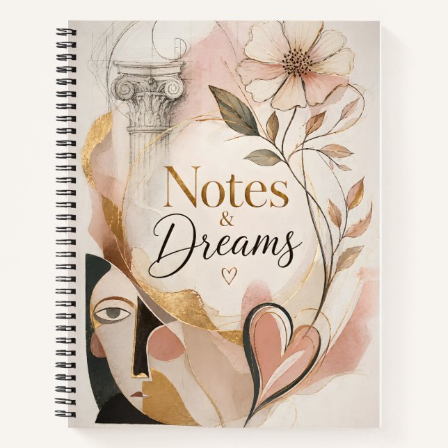Elegant Notes & Dreams Journal  (Front)