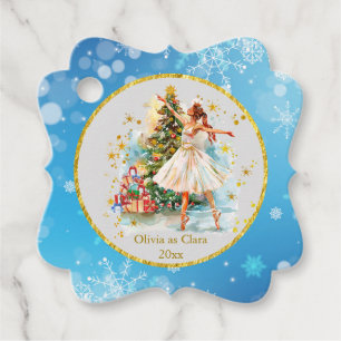 Elegant Nutcracker Merry Christmas and New Year Favour Tags