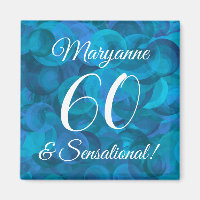 Elegant Ocean Blue 60 & Sensational Birthday Party