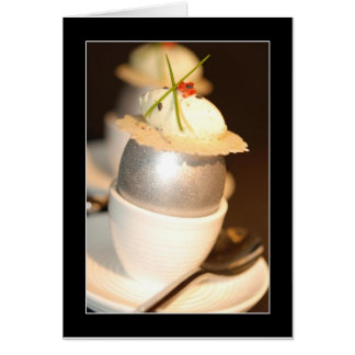 Élégant oeuf d'argent