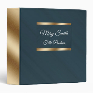 Elegant Office Green Binder