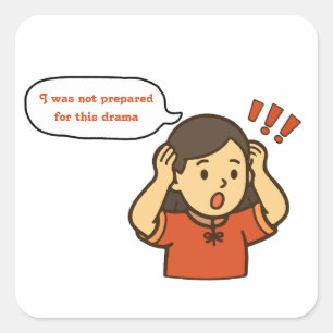 Elegant Office Humour Sticker deadline mode
