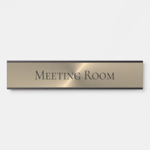 Elegant Office Meeting Room Hanging Name Plate