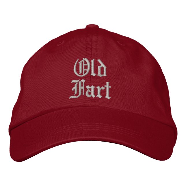 Elegant Old Fart Adjustable Cap (Front)