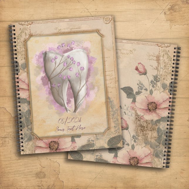 Elegant Old Fashioned Dental Diary / Notebook (Creator Uploaded)