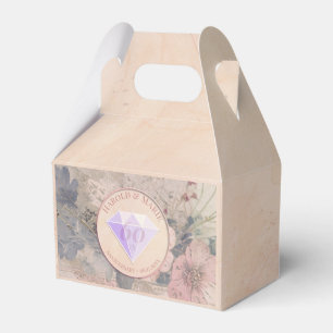 Elegant Old Fashioned Diamond Wedding Favour Box