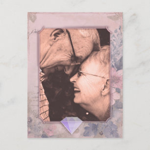 Elegant Old Fashioned Save the Date Photo Postcard