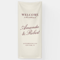 Elegant Old Money Wedding Welcome