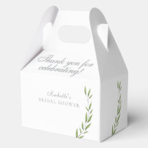 Elegant Olive Branch Bridal Shower Gable