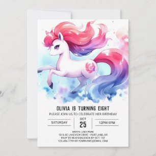  Elegant Online Horse Birthday Invitation