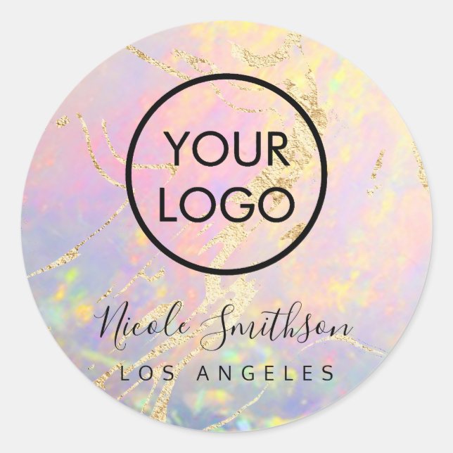 elegant opal Sticker (Front)