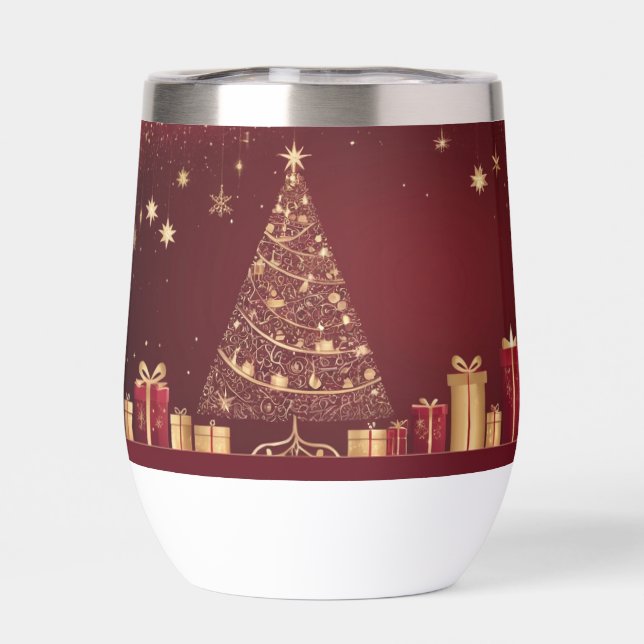 Elégant or et Noël rouge (Arrière)