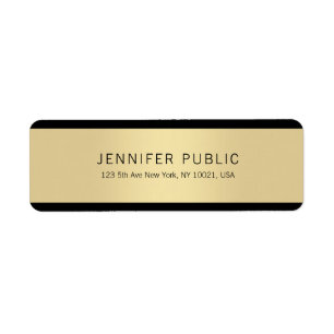 Elegant Or Simple Modèle Moderne Professionnel