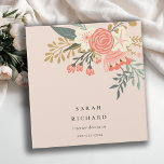 Elegant Orange Blush Peach Green  Ambrosia Floral Binder<br><div class="desc">Dusky Orange Blush Ambrosia Floral Collection- it's an elegant Illustration of orange blush ambrosia floral with a modern minimal retro touch. Perfect for your modern retro floral wedding & parties. It’s very easy to customize, with your personal details. If you need any other matching product or customization, kindly message via...</div>