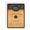 Elegant Orange Halloween Bridal Shower Invitation