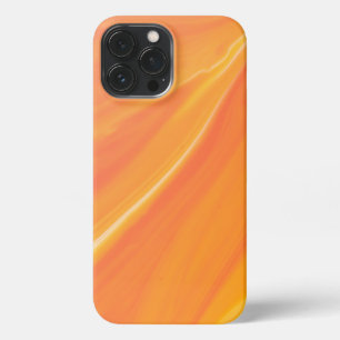 Elegant Orange Marble iPhone 13 Pro Max Case