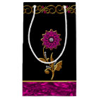 Elegant Orchid Flower Jewel Gift Bag